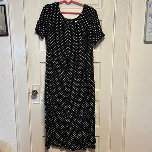 Wide Leg Polka Dot Jumpsuit